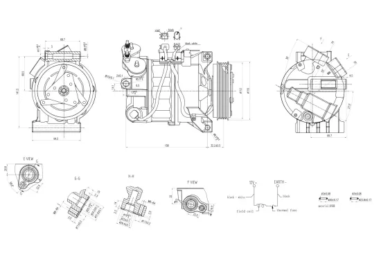 Kompressor, Klimaanlage 12 V HELLA 8FK 366 200-301 Bild Kompressor, Klimaanlage 12 V HELLA 8FK 366 200-301