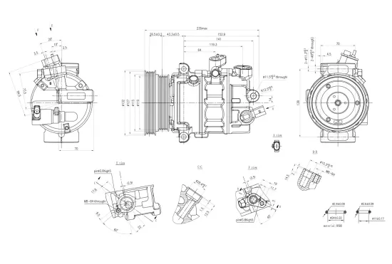 Kompressor, Klimaanlage 12 V HELLA 8FK 366 200-311 Bild Kompressor, Klimaanlage 12 V HELLA 8FK 366 200-311