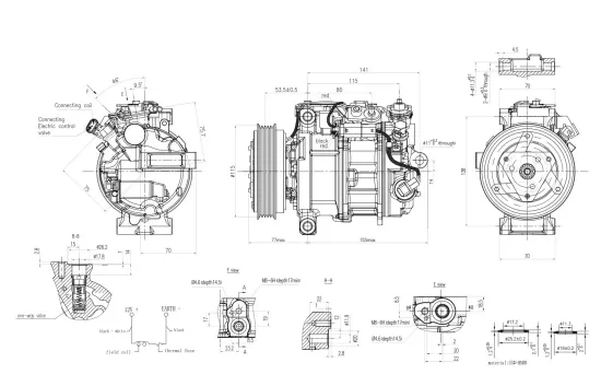 Kompressor, Klimaanlage 12 V HELLA 8FK 366 200-461 Bild Kompressor, Klimaanlage 12 V HELLA 8FK 366 200-461