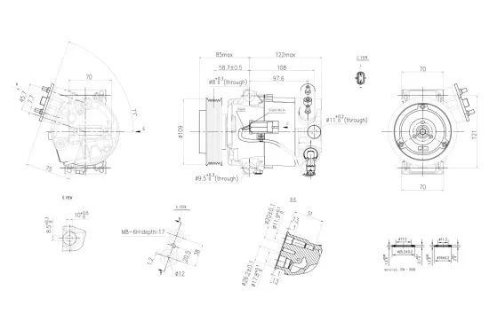 Kompressor, Klimaanlage 12 V HELLA 8FK 366 200-471 Bild Kompressor, Klimaanlage 12 V HELLA 8FK 366 200-471