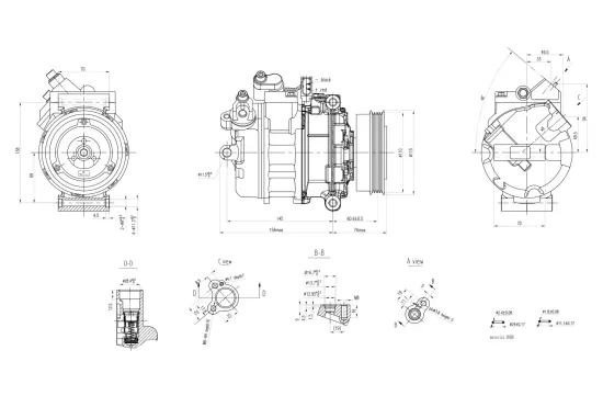 Kompressor, Klimaanlage 12 V HELLA 8FK 366 200-511 Bild Kompressor, Klimaanlage 12 V HELLA 8FK 366 200-511