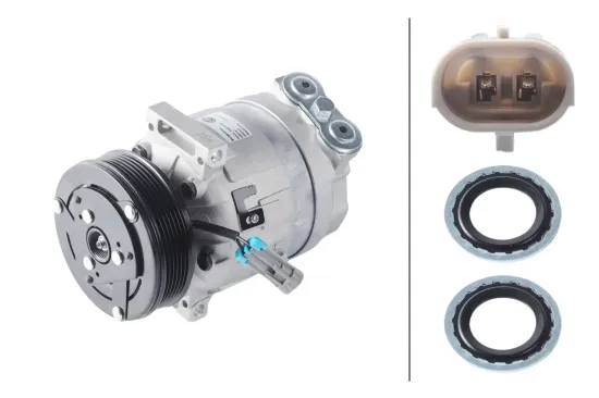 Kompressor, Klimaanlage 12 V HELLA 8FK 366 200-591 Bild Kompressor, Klimaanlage 12 V HELLA 8FK 366 200-591