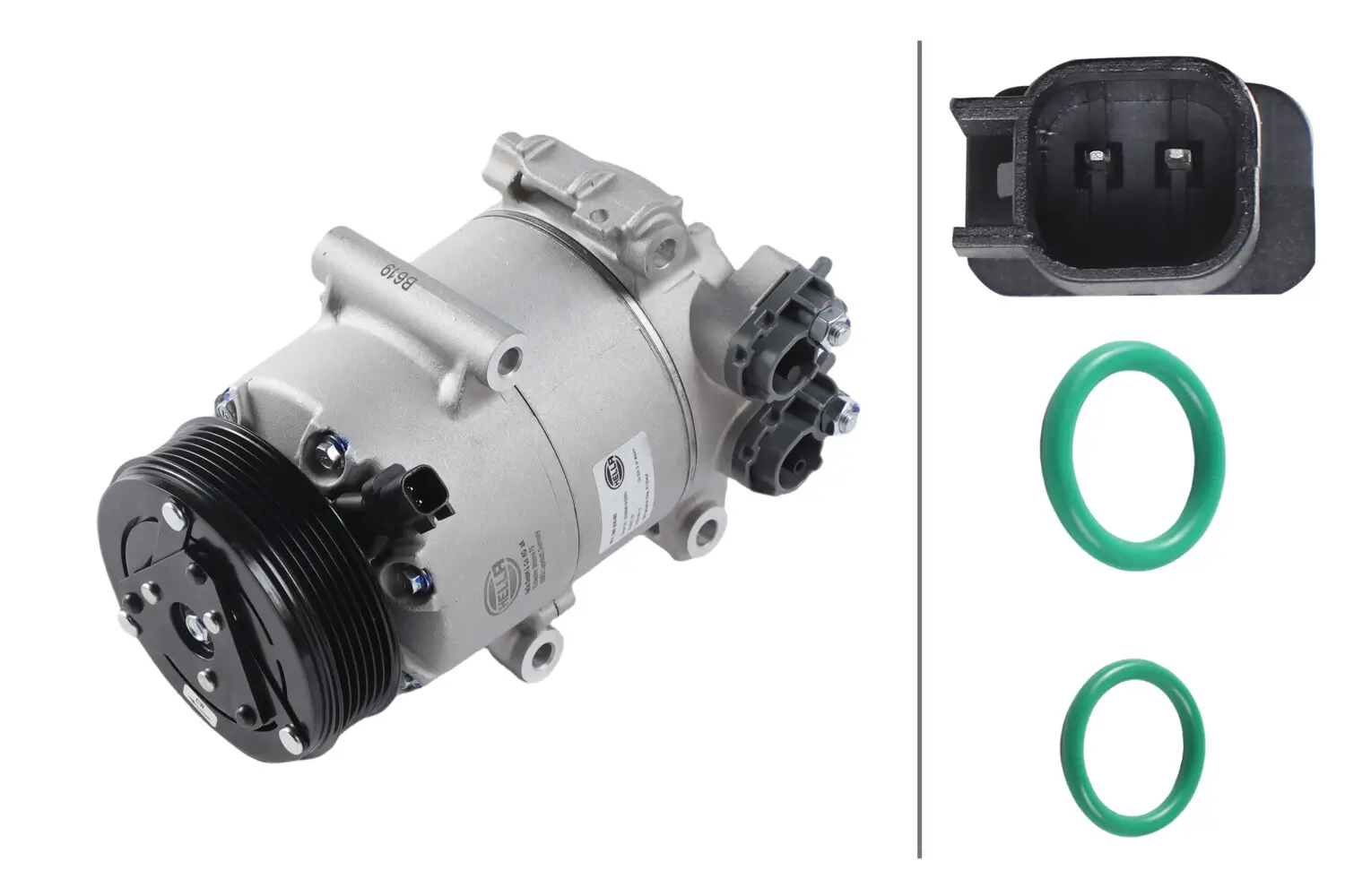 Kompressor, Klimaanlage 12 V HELLA 8FK 366 200-601