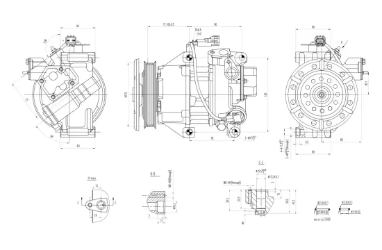 Kompressor, Klimaanlage 12 V HELLA 8FK 366 200-751 Bild Kompressor, Klimaanlage 12 V HELLA 8FK 366 200-751