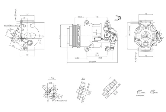 Kompressor, Klimaanlage 12 V HELLA 8FK 366 200-851 Bild Kompressor, Klimaanlage 12 V HELLA 8FK 366 200-851