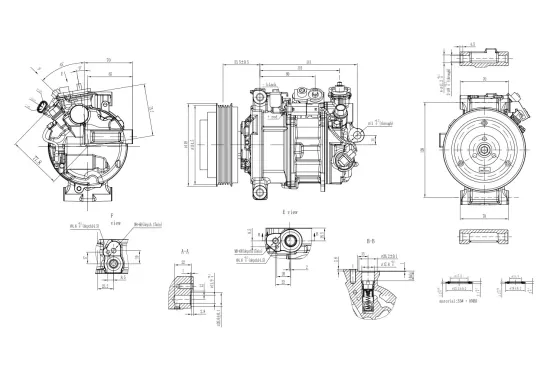 Kompressor, Klimaanlage 12 V HELLA 8FK 366 200-881 Bild Kompressor, Klimaanlage 12 V HELLA 8FK 366 200-881