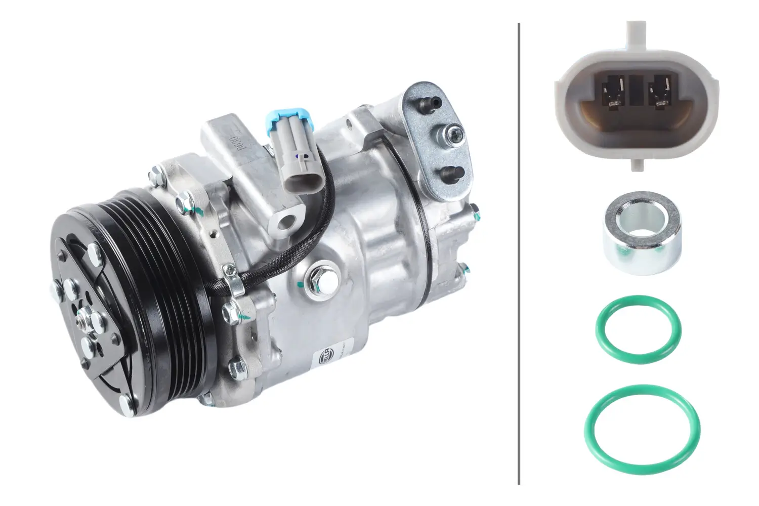 Kompressor, Klimaanlage 12 V HELLA 8FK 366 200-911