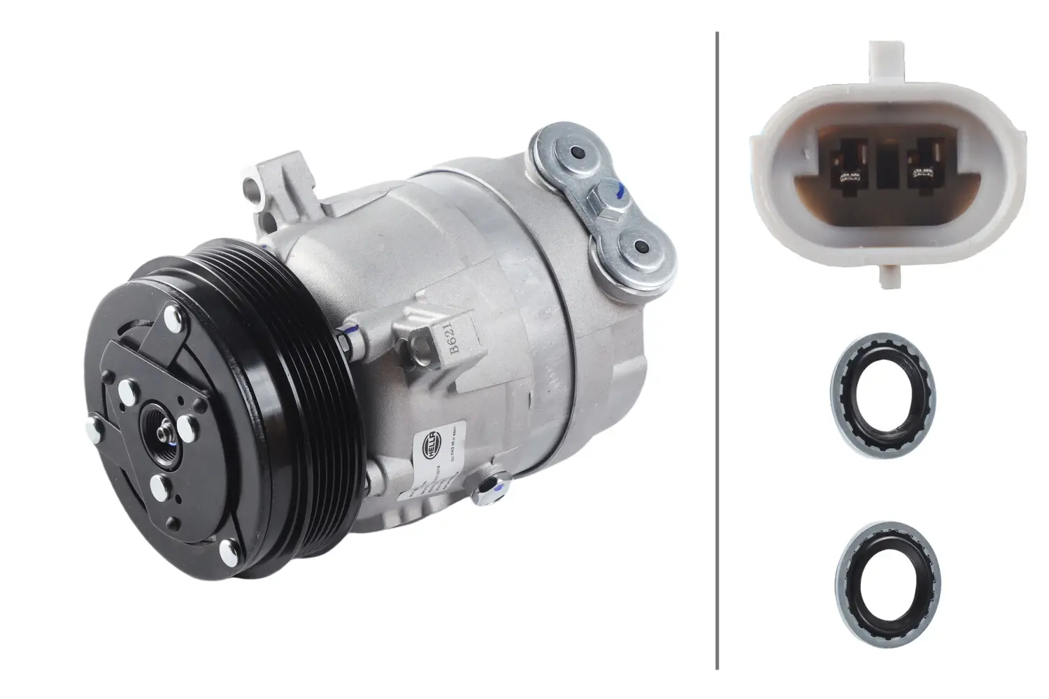 Kompressor, Klimaanlage 12 V HELLA 8FK 366 200-931