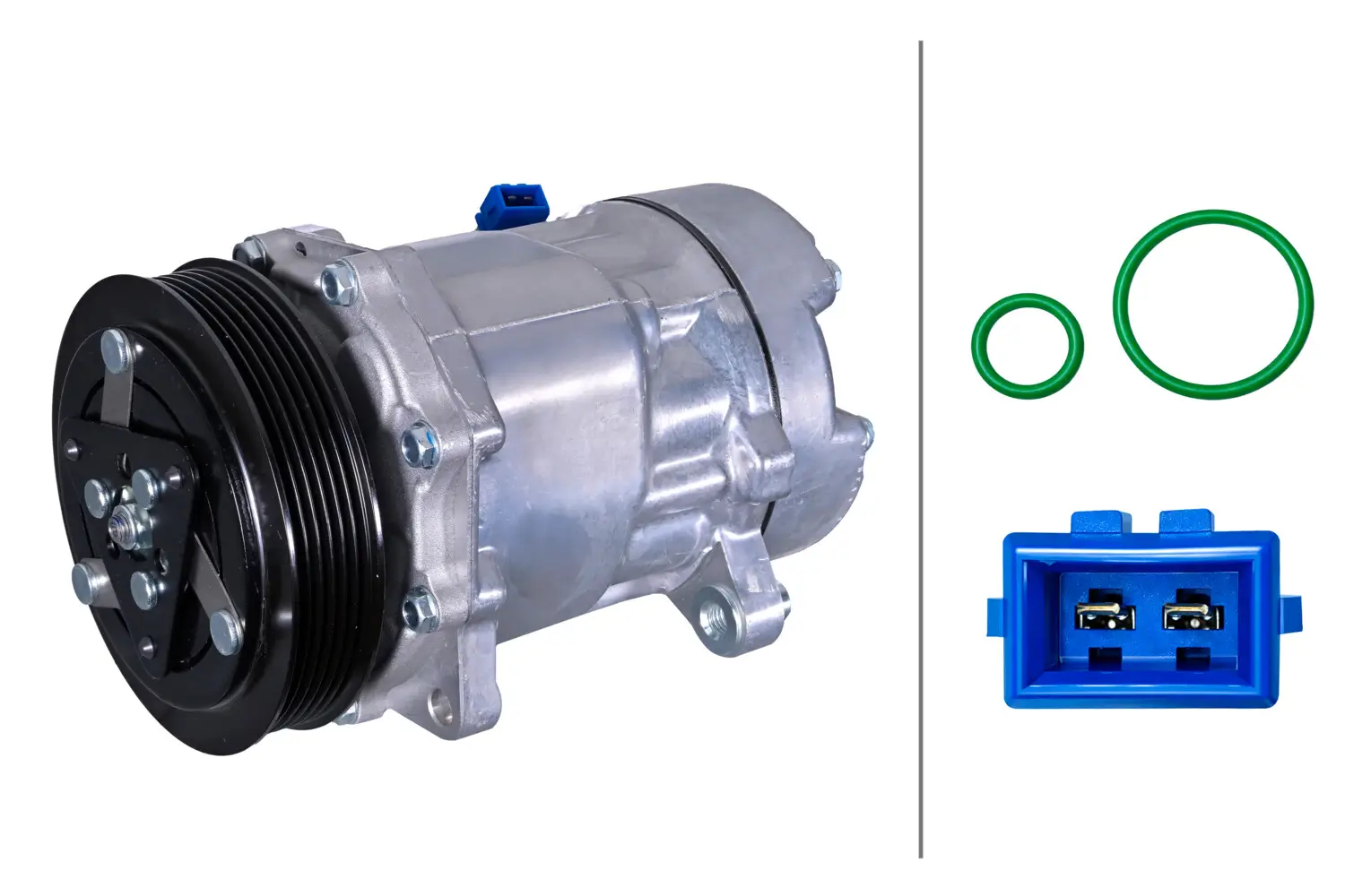 Kompressor, Klimaanlage 12 V HELLA 8FK 366 201-001
