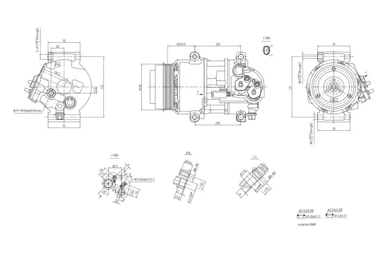 Kompressor, Klimaanlage 12 V HELLA 8FK 366 201-031 Bild Kompressor, Klimaanlage 12 V HELLA 8FK 366 201-031