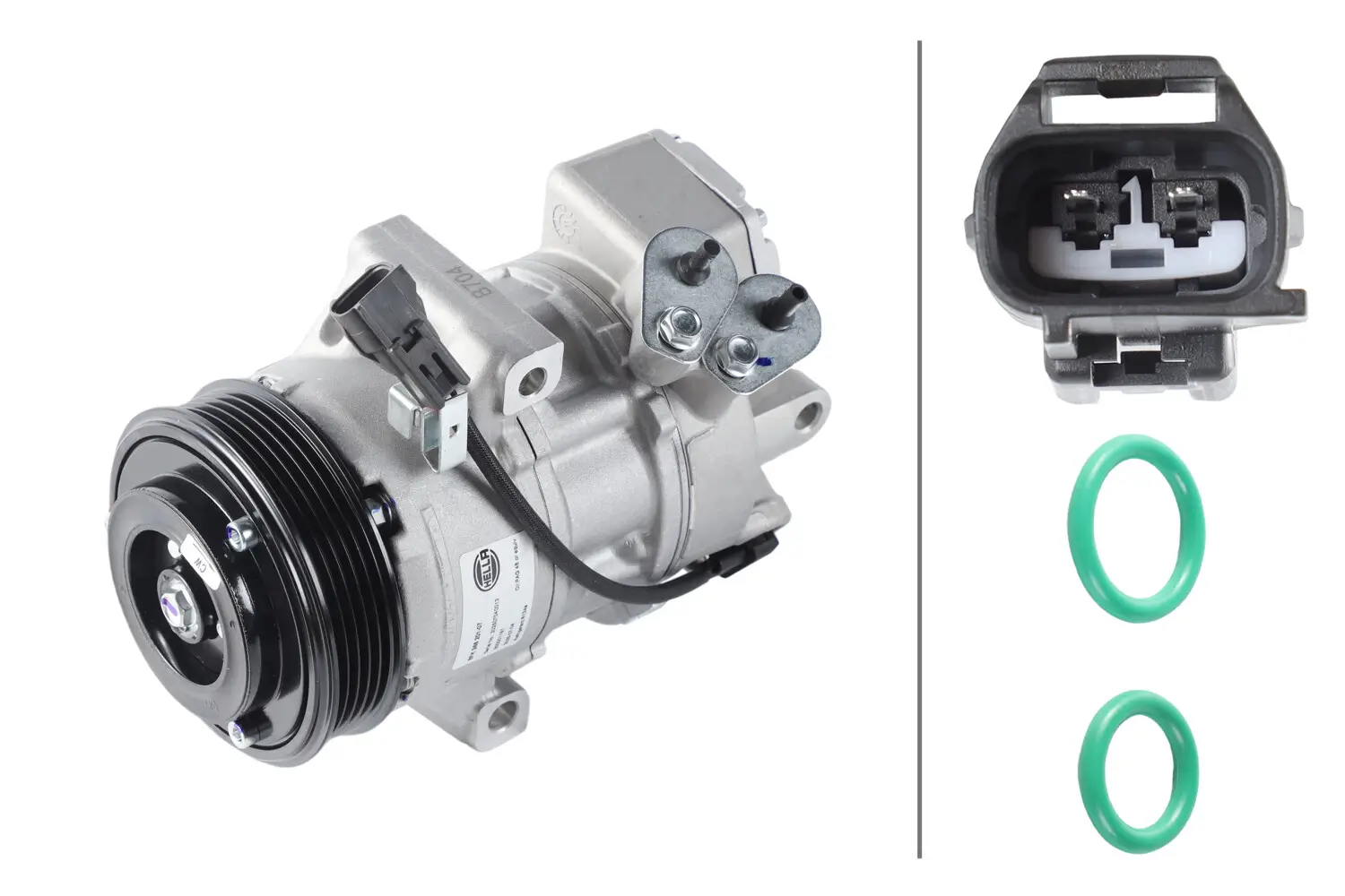 Kompressor, Klimaanlage 12 V HELLA 8FK 366 201-071