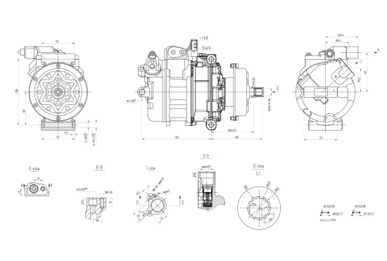 Kompressor, Klimaanlage 12 V HELLA 8FK 366 201-101 Bild Kompressor, Klimaanlage 12 V HELLA 8FK 366 201-101