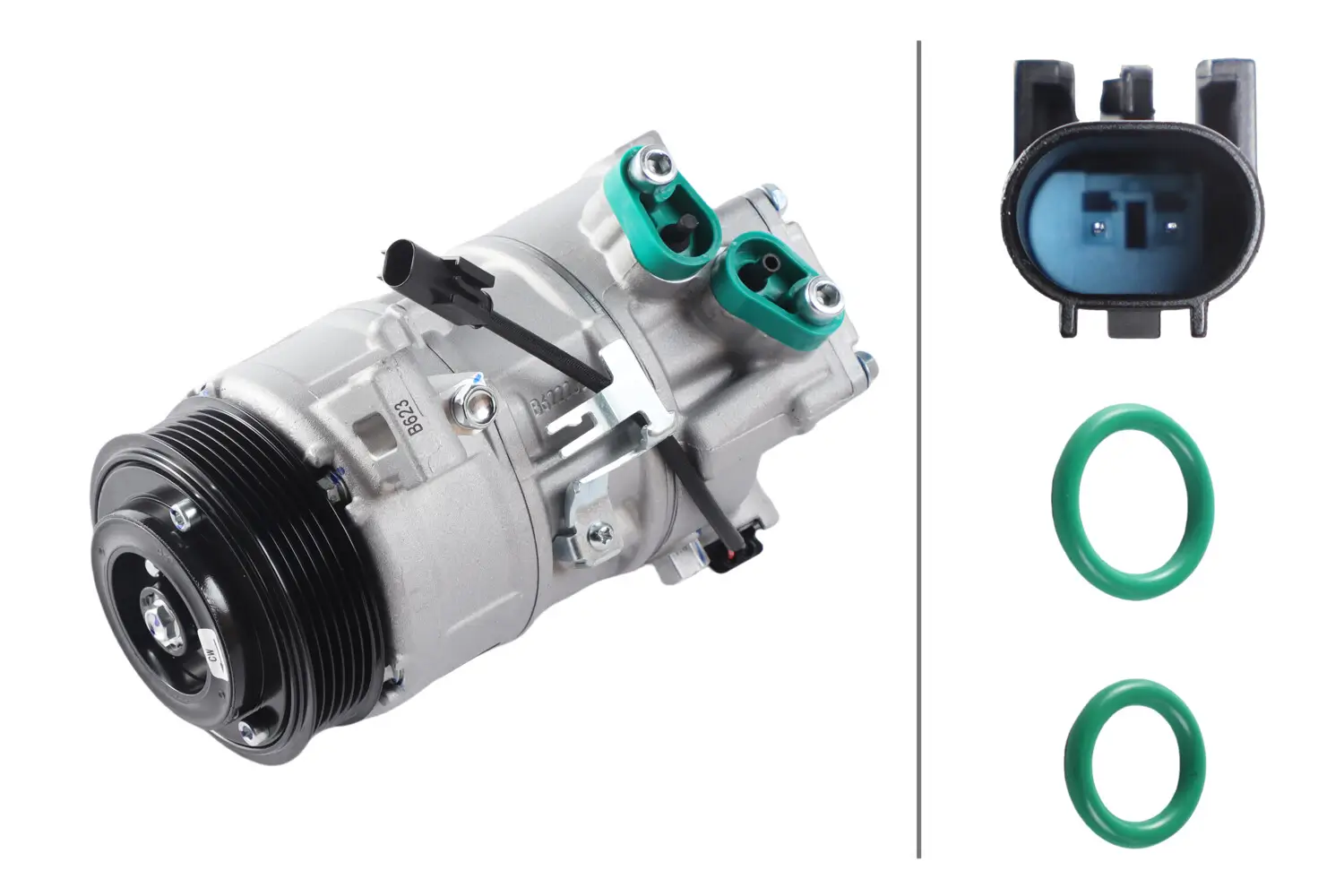 Kompressor, Klimaanlage 12 V HELLA 8FK 366 201-111