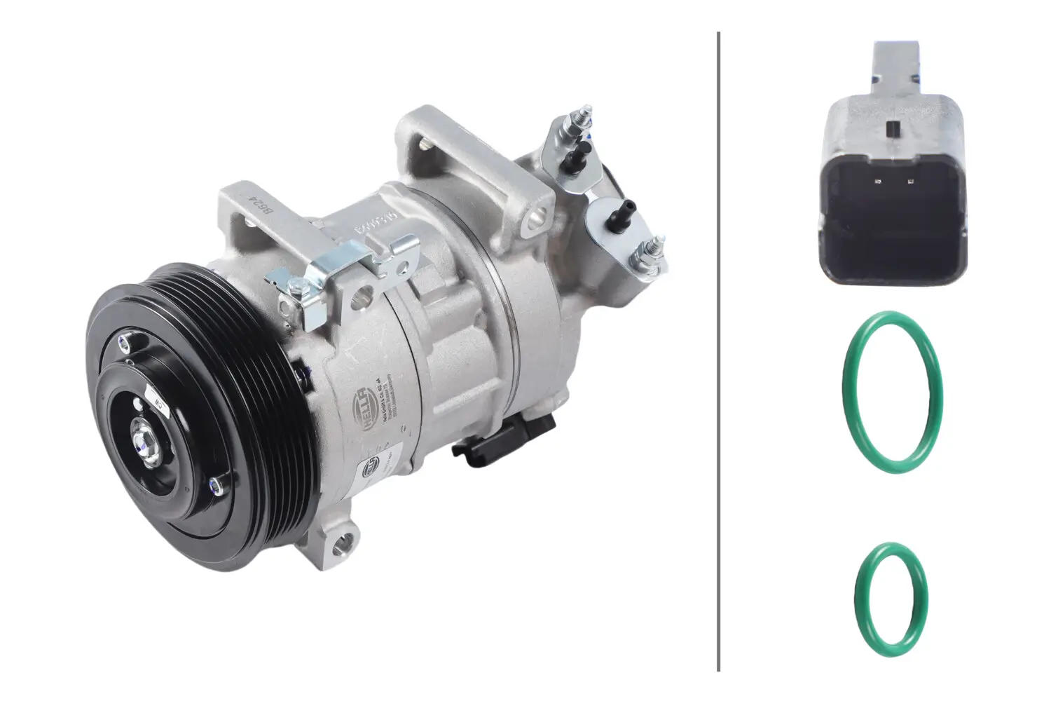 Kompressor, Klimaanlage 12 V HELLA 8FK 366 201-131