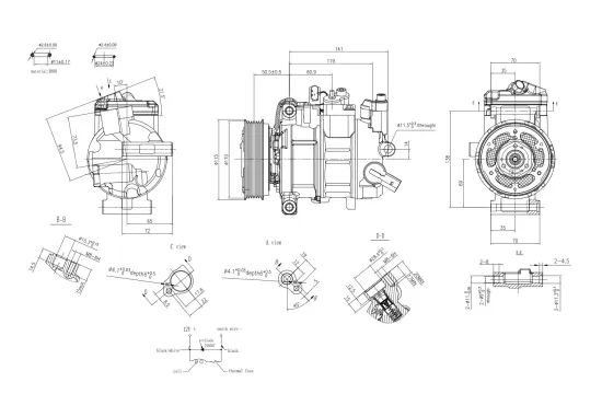 Kompressor, Klimaanlage 12 V HELLA 8FK 366 201-181 Bild Kompressor, Klimaanlage 12 V HELLA 8FK 366 201-181