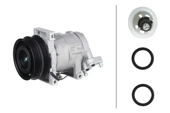 Kompressor, Klimaanlage 12 V HELLA 8FK 366 201-241 Bild Kompressor, Klimaanlage 12 V HELLA 8FK 366 201-241