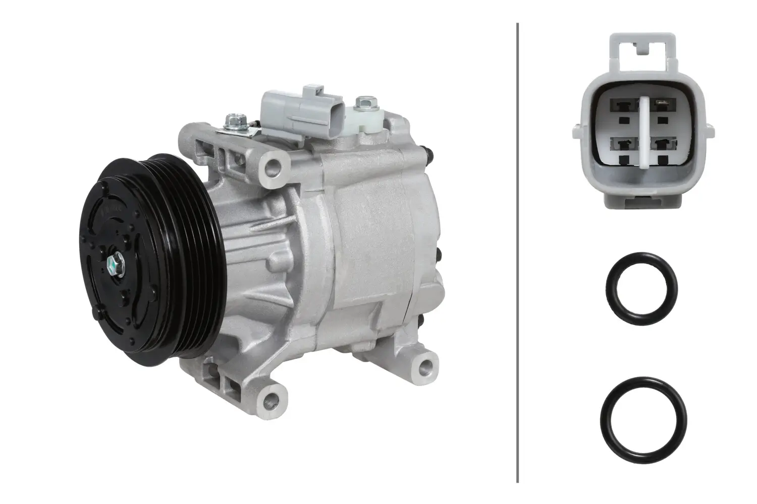 Kompressor, Klimaanlage 12 V HELLA 8FK 366 201-371