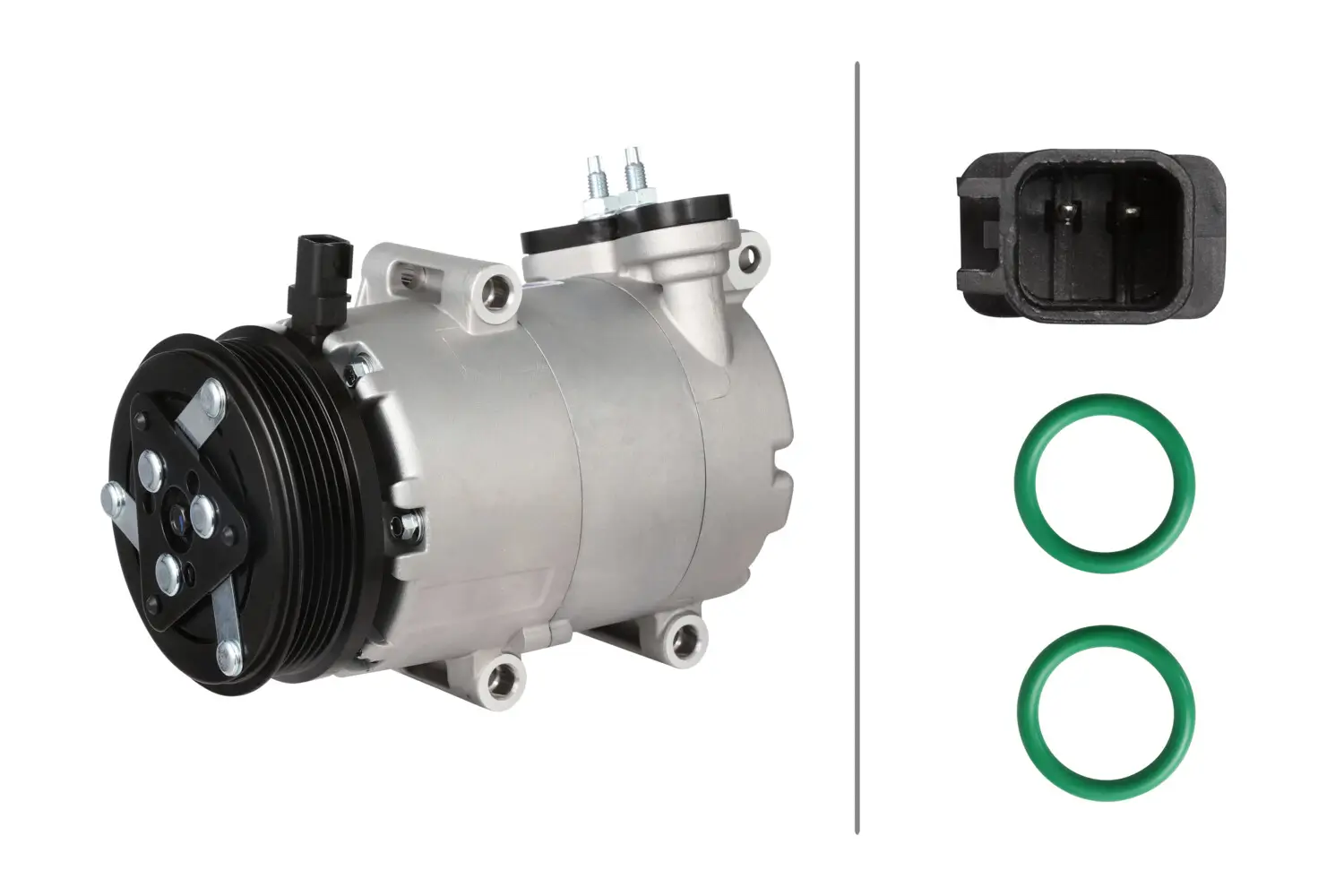 Kompressor, Klimaanlage 12 V HELLA 8FK 366 201-431