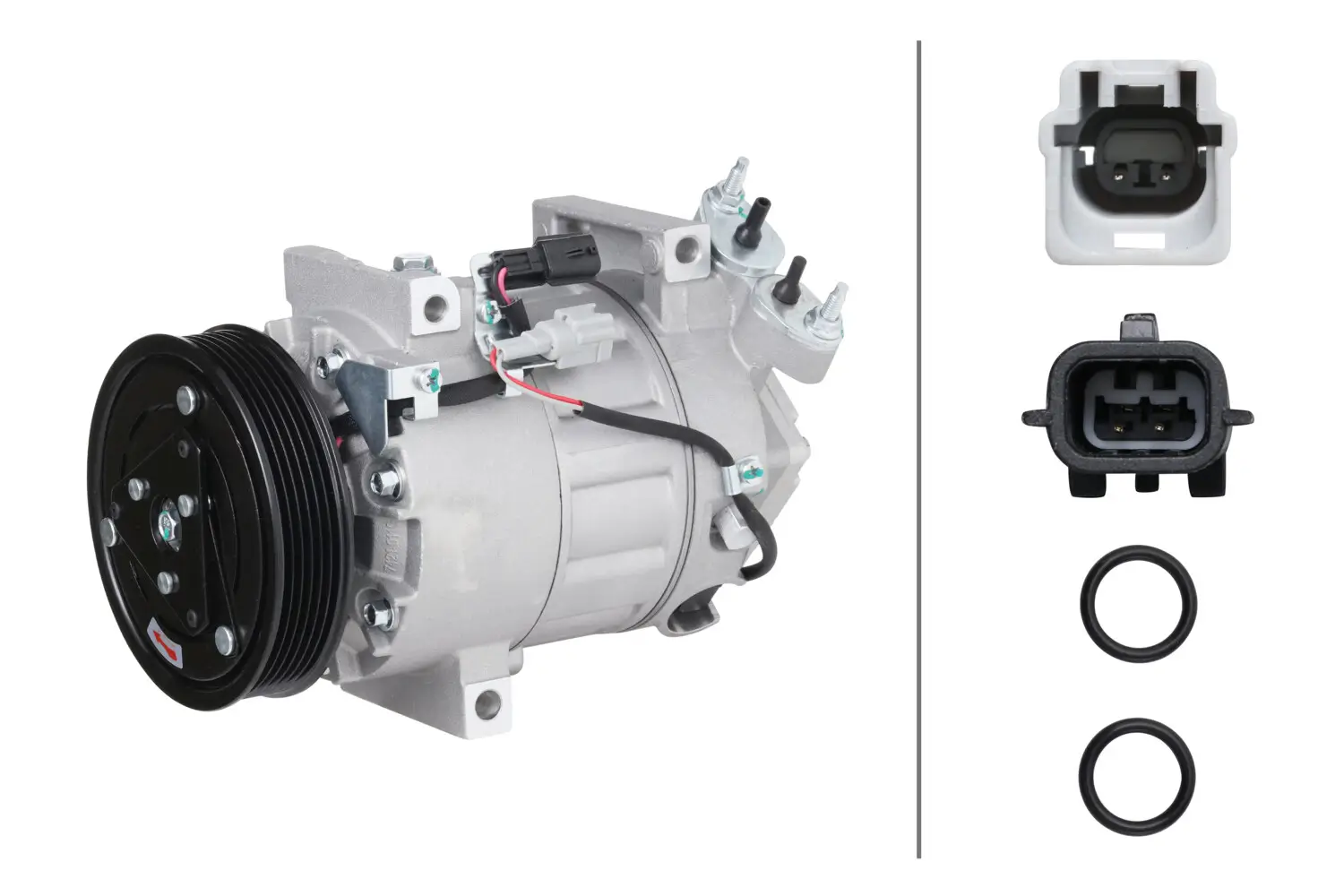 Kompressor, Klimaanlage 12 V HELLA 8FK 366 201-571