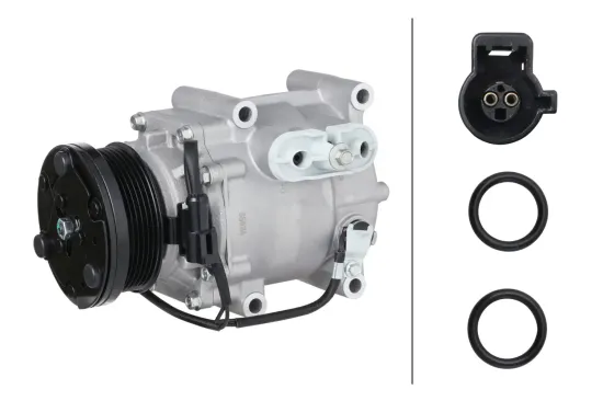 Kompressor, Klimaanlage 12 V HELLA 8FK 366 201-581 Bild Kompressor, Klimaanlage 12 V HELLA 8FK 366 201-581