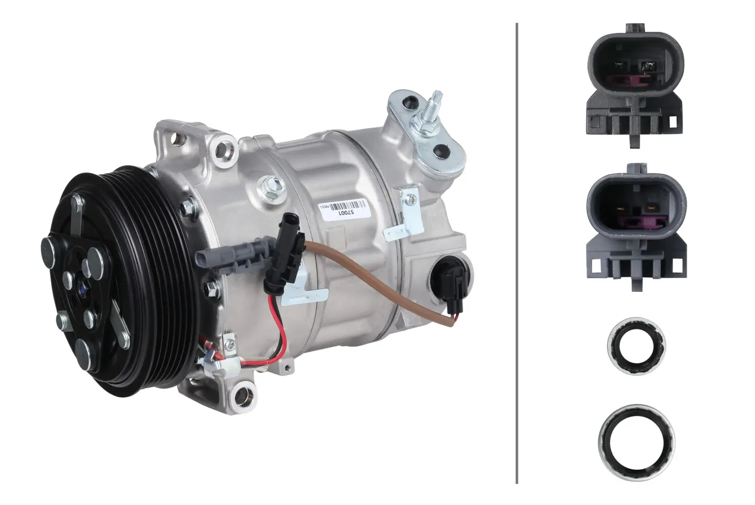 Kompressor, Klimaanlage 12 V HELLA 8FK 366 201-611