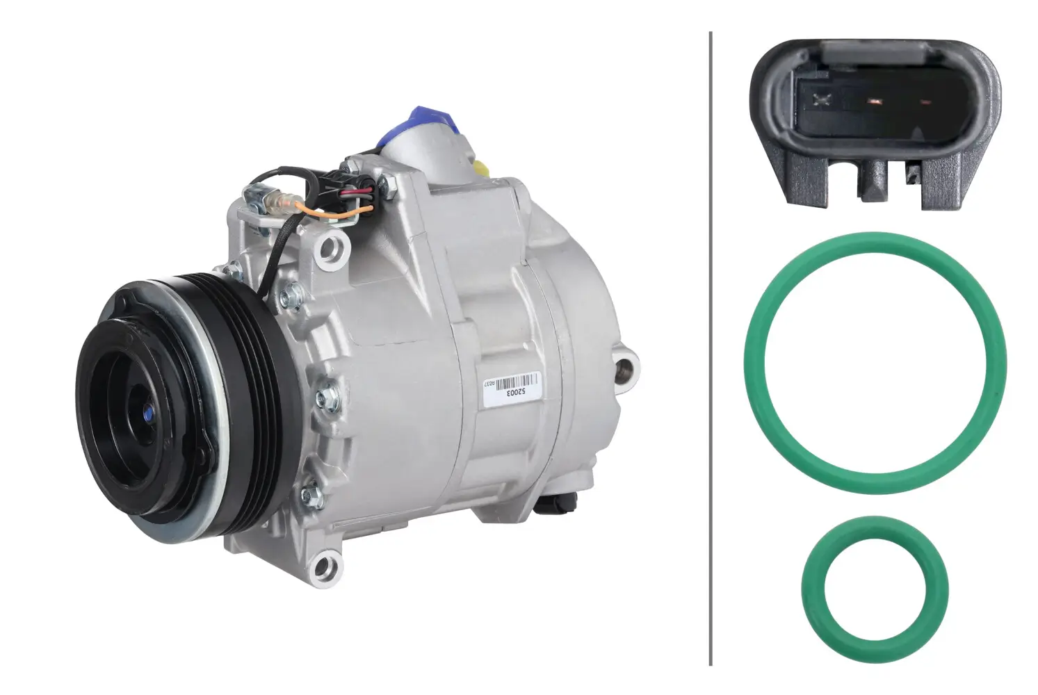 Kompressor, Klimaanlage 12 V HELLA 8FK 366 201-631