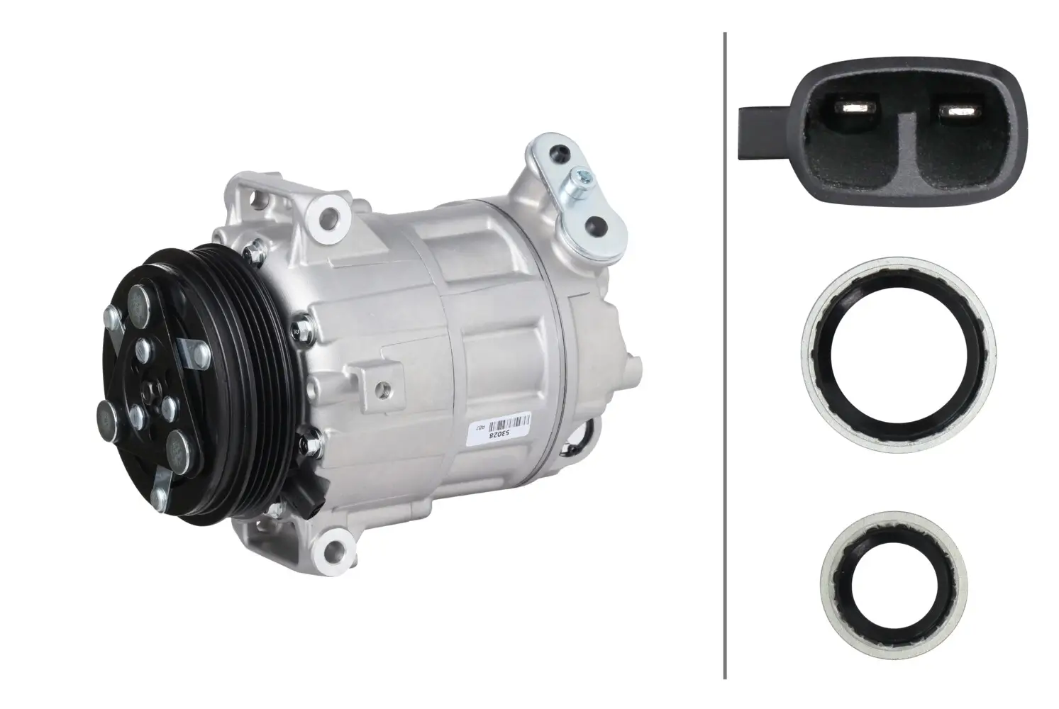 Kompressor, Klimaanlage 12 V HELLA 8FK 366 201-651