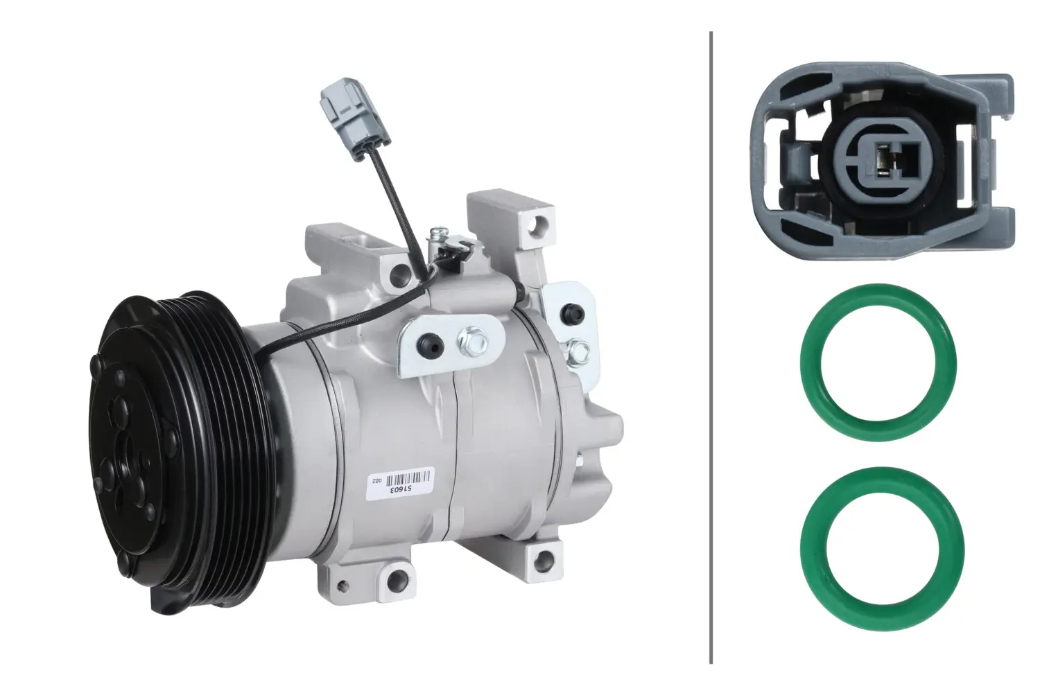 Kompressor, Klimaanlage 12 V HELLA 8FK 366 201-731