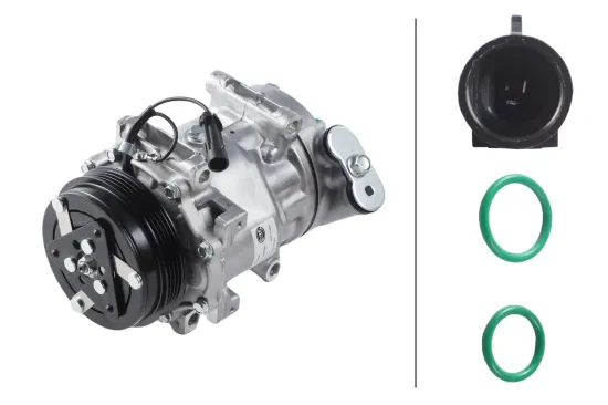 Kompressor, Klimaanlage 12 V HELLA 8FK 366 201-801 Bild Kompressor, Klimaanlage 12 V HELLA 8FK 366 201-801