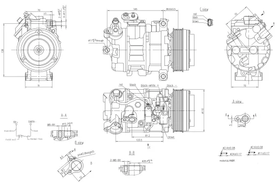 Kompressor, Klimaanlage 12 V HELLA 8FK 366 201-841 Bild Kompressor, Klimaanlage 12 V HELLA 8FK 366 201-841