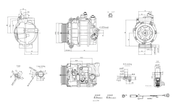 Kompressor, Klimaanlage 12 V HELLA 8FK 366 201-851 Bild Kompressor, Klimaanlage 12 V HELLA 8FK 366 201-851