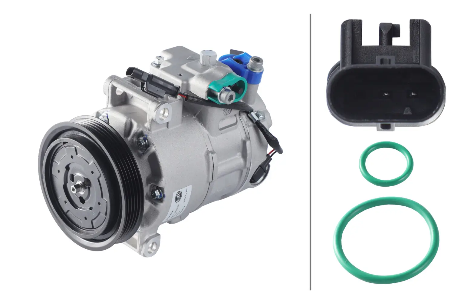 Kompressor, Klimaanlage 12 V HELLA 8FK 366 201-861