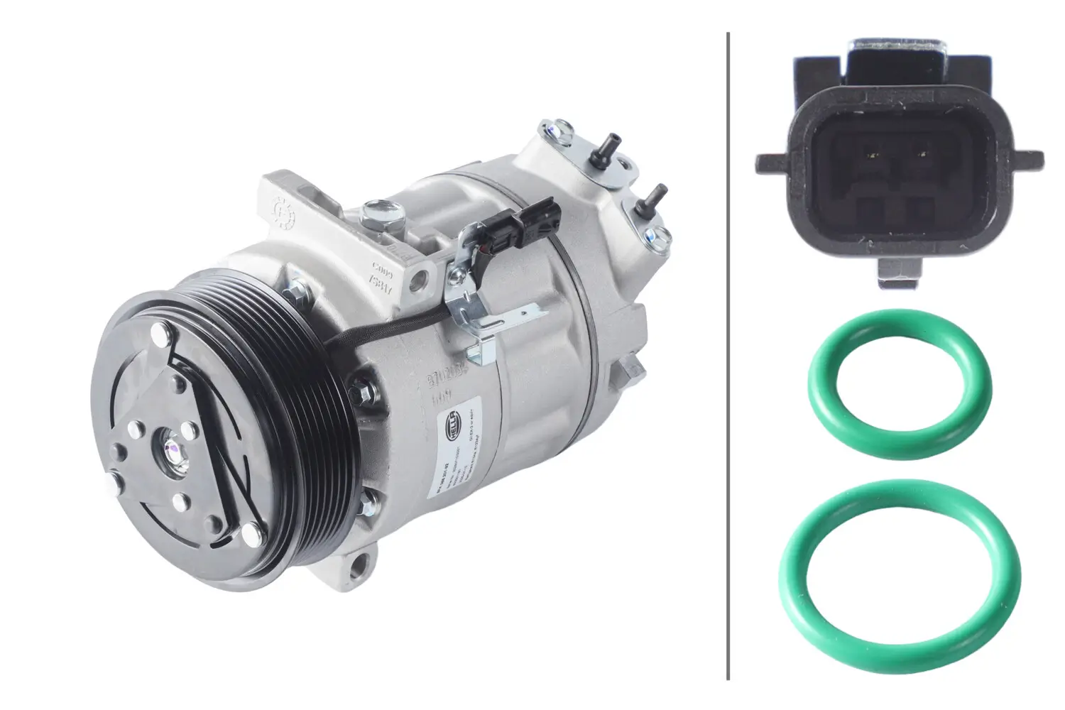 Kompressor, Klimaanlage 12 V HELLA 8FK 366 201-921