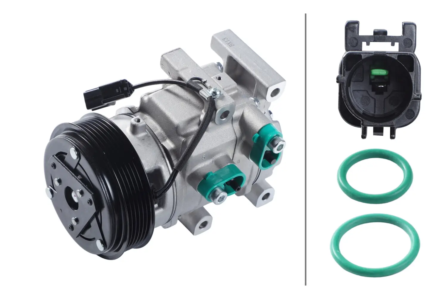 Kompressor, Klimaanlage 12 V HELLA 8FK 366 201-941