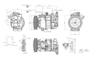 Kompressor, Klimaanlage 12 V HELLA 8FK 366 202-021