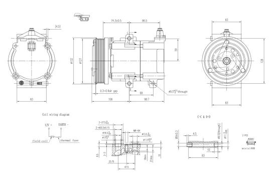 Kompressor, Klimaanlage 12 V HELLA 8FK 366 202-041 Bild Kompressor, Klimaanlage 12 V HELLA 8FK 366 202-041