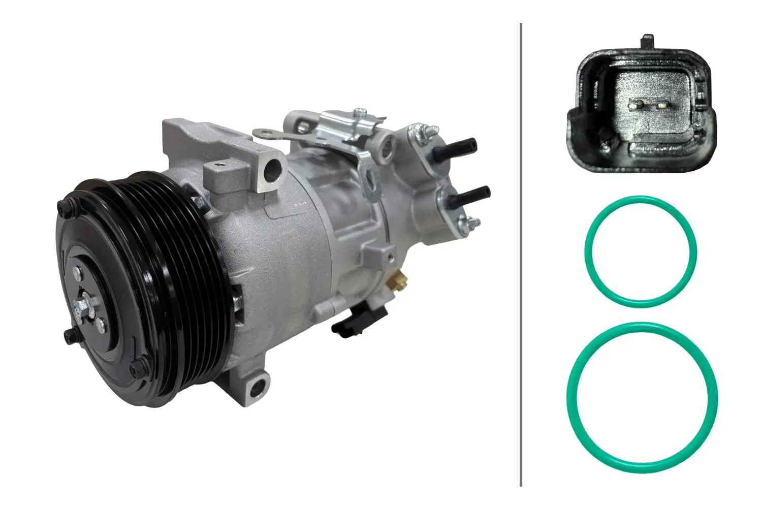 Kompressor, Klimaanlage 12 V HELLA 8FK 366 202-101