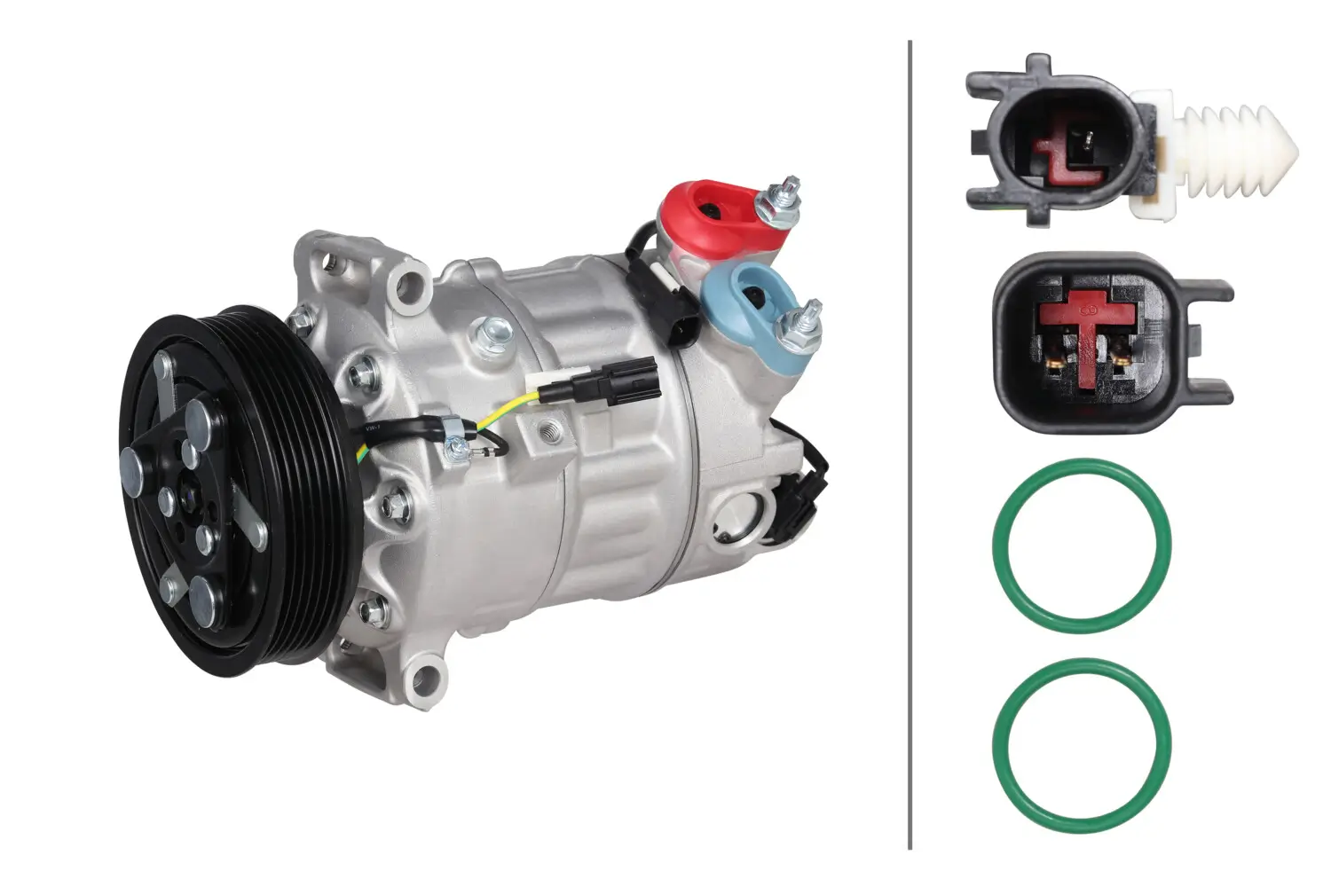 Kompressor, Klimaanlage 12 V HELLA 8FK 366 202-791