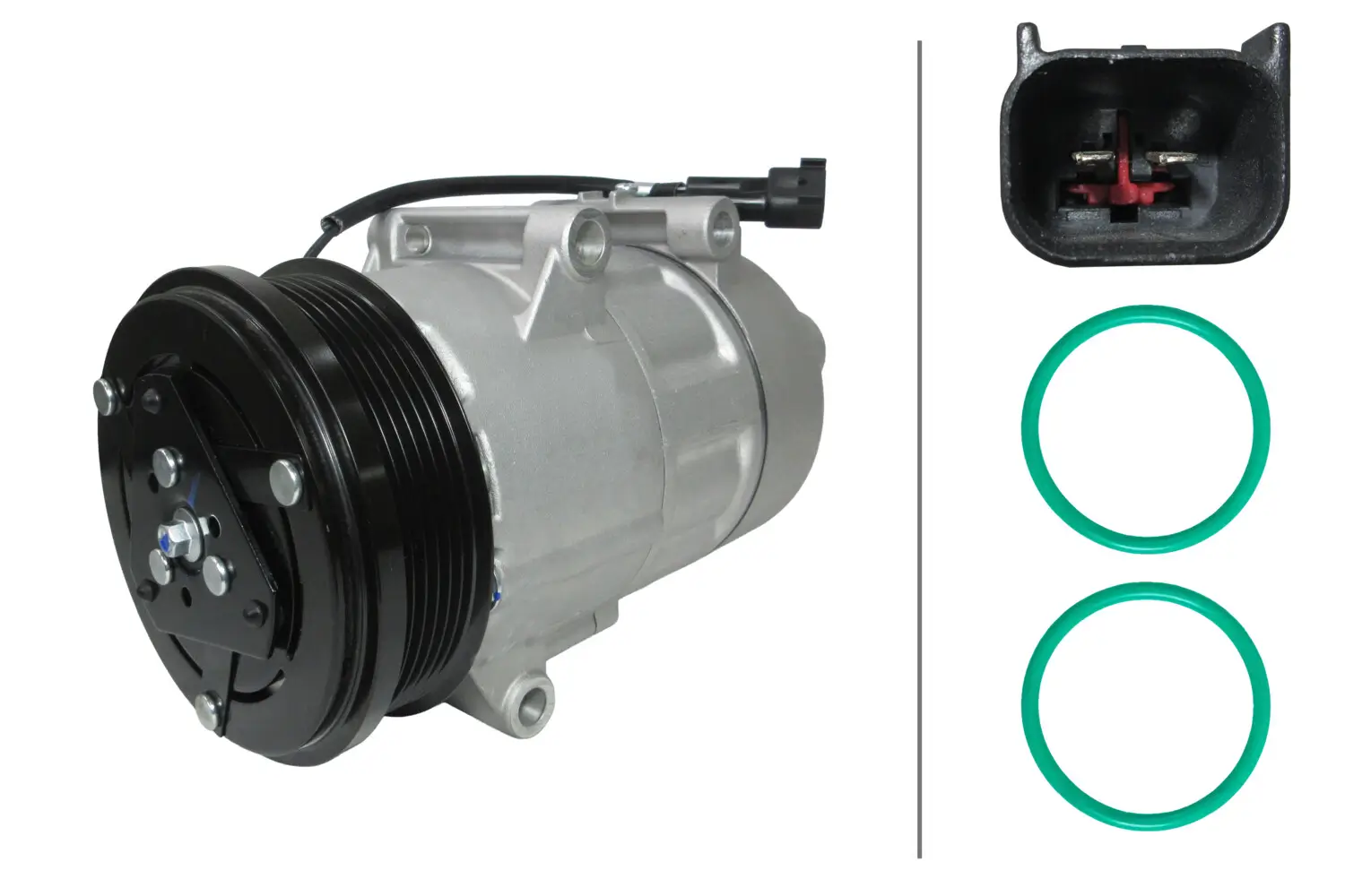 Kompressor, Klimaanlage 12 V HELLA 8FK 366 202-951