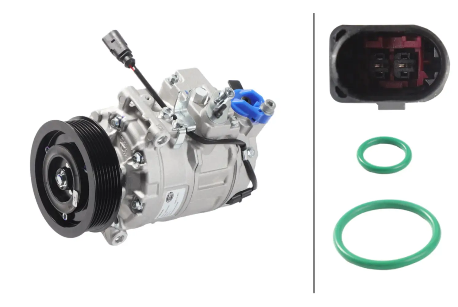 Kompressor, Klimaanlage 12 V HELLA 8FK 366 203-221