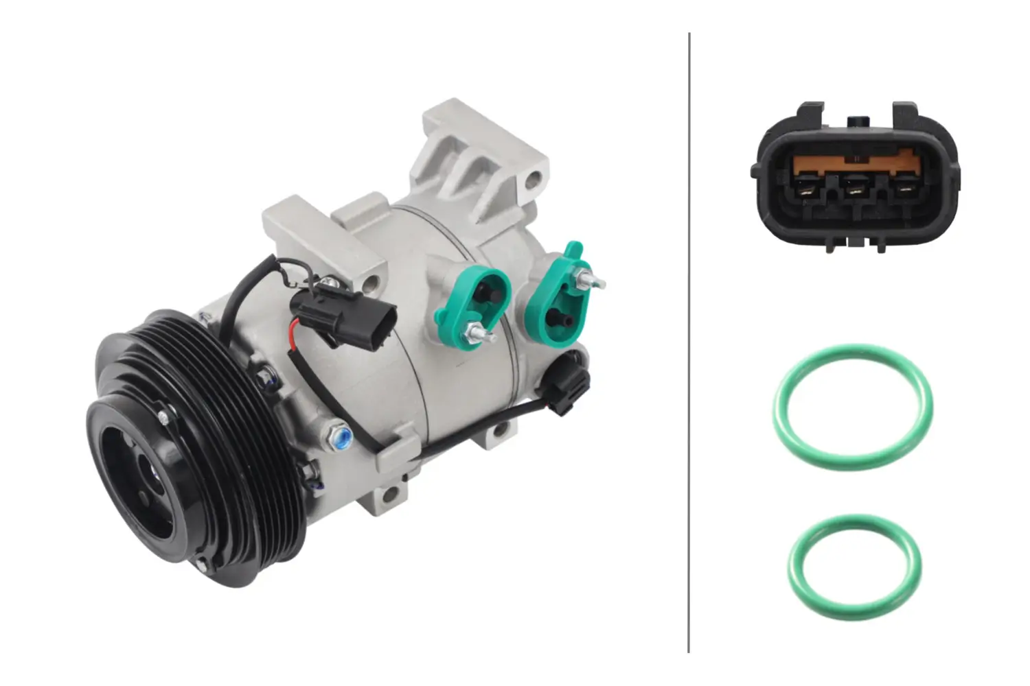 Kompressor, Klimaanlage 12 V HELLA 8FK 366 203-231