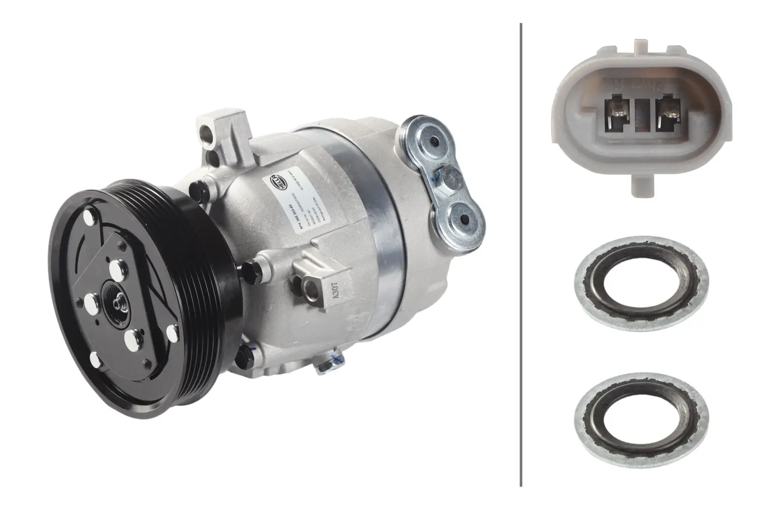 Kompressor, Klimaanlage 12 V HELLA 8FK 366 203-601