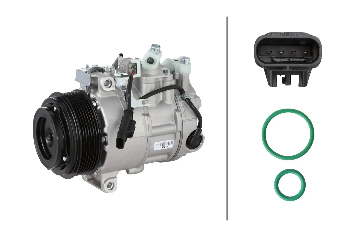 Kompressor, Klimaanlage 12 V HELLA 8FK 366 203-921