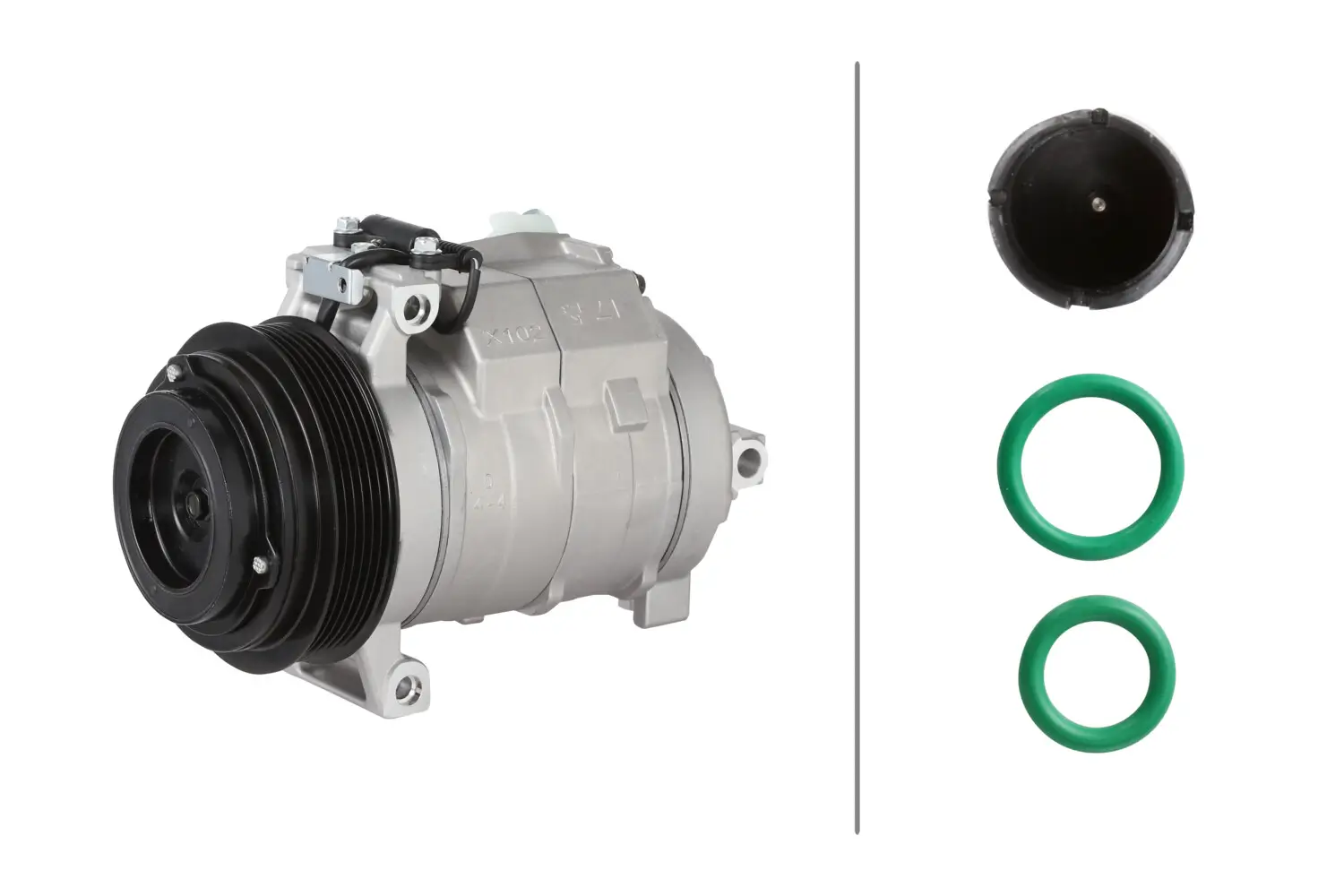 Kompressor, Klimaanlage 12 V HELLA 8FK 366 204-061