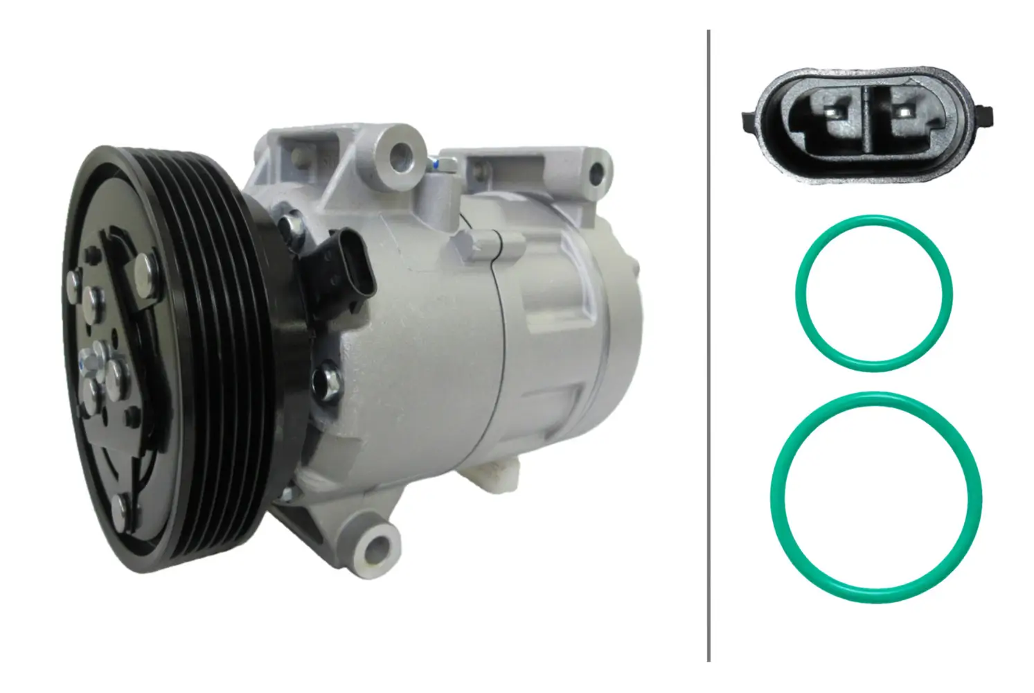Kompressor, Klimaanlage 12 V HELLA 8FK 366 204-191
