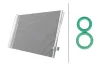 Kondensator, Klimaanlage HELLA 8FC 366 220-471 Bild Kondensator, Klimaanlage HELLA 8FC 366 220-471