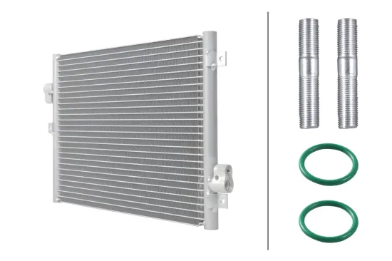 Kondensator, Klimaanlage vorne und hinten HELLA 8FC 366 220-521 Bild Kondensator, Klimaanlage vorne und hinten HELLA 8FC 366 220-521