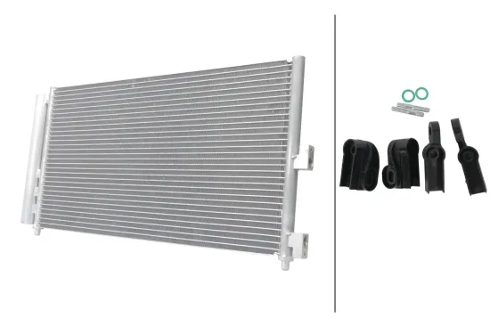 Kondensator, Klimaanlage HELLA 8FC 366 220-611 Bild Kondensator, Klimaanlage HELLA 8FC 366 220-611