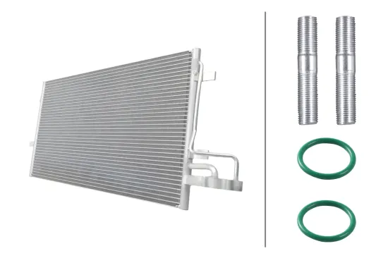 Kondensator, Klimaanlage HELLA 8FC 366 220-621 Bild Kondensator, Klimaanlage HELLA 8FC 366 220-621