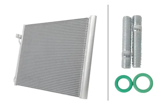 Kondensator, Klimaanlage HELLA 8FC 366 220-681 Bild Kondensator, Klimaanlage HELLA 8FC 366 220-681